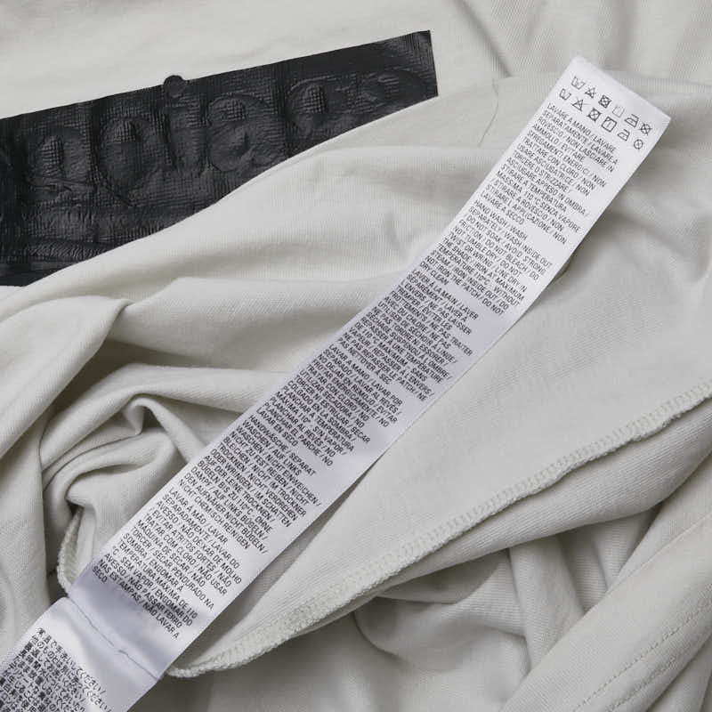 バレンシアガ Logo Embroidered Oversized T-Shirt Tシャツ サイズ：L 712398 オフホワイト コットン メンズ BALENCIAGA 【中古】