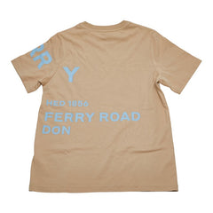 バーバリー ホースフェリー 半袖Ｔシャツ サイズ:14Y ベージュ ブルー コットン レディース BURBERRY 【中古】