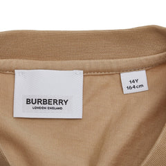 バーバリー ホースフェリー 半袖Ｔシャツ サイズ:14Y ベージュ ブルー コットン レディース BURBERRY 【中古】
