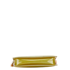 ルイ ヴィトン モノグラム モノグラム ヴェルニ レキシントン ポーチ ミニハンドバッグ M91011 ベビーブルー グリーン パテントレザー レディース LOUIS VUITTON 【中古】