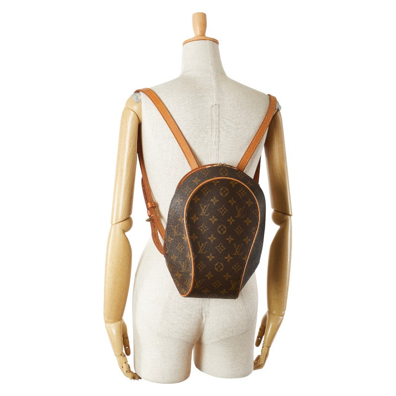 ルイ ヴィトン モノグラム エリプス サック アド リュック バックパック M51125 ブラウン PVC レザー レディース LOUIS VUITTON 【中古】