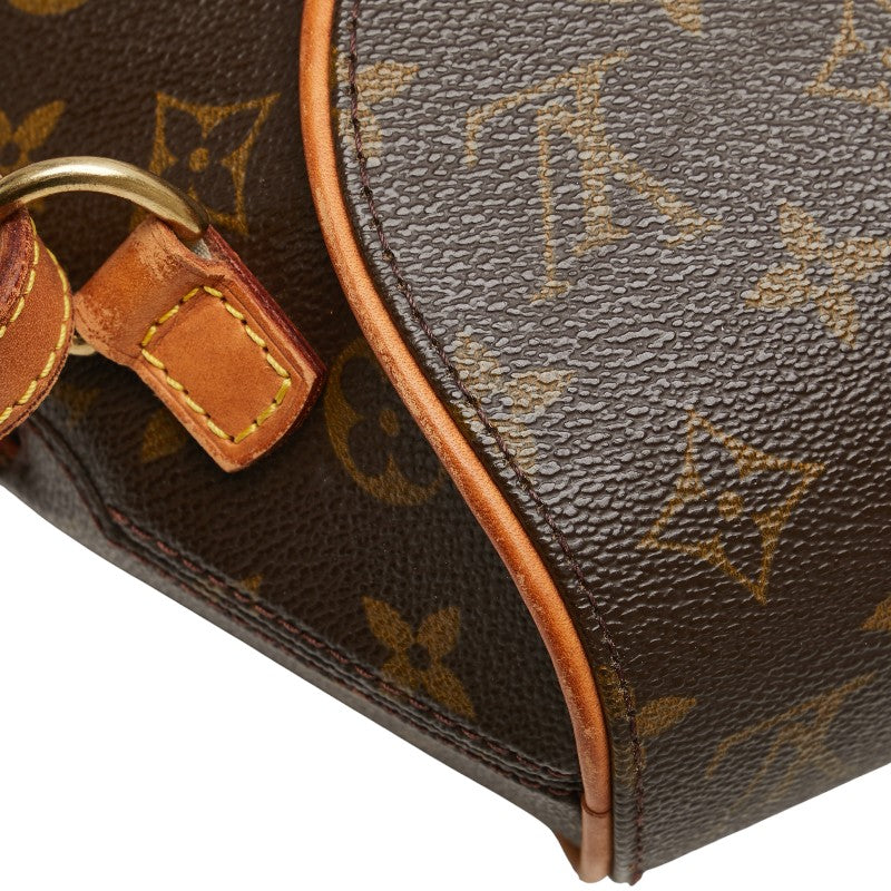 ルイ ヴィトン モノグラム エリプス サック アド リュック バックパック M51125 ブラウン PVC レザー レディース LOUIS VUITTON 【中古】