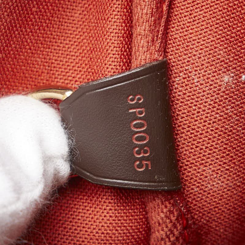ルイ ヴィトン ダミエ ノリータ ハンドバッグ N41455 ブラウン PVC レザー レディース LOUIS VUITTON 【中古】