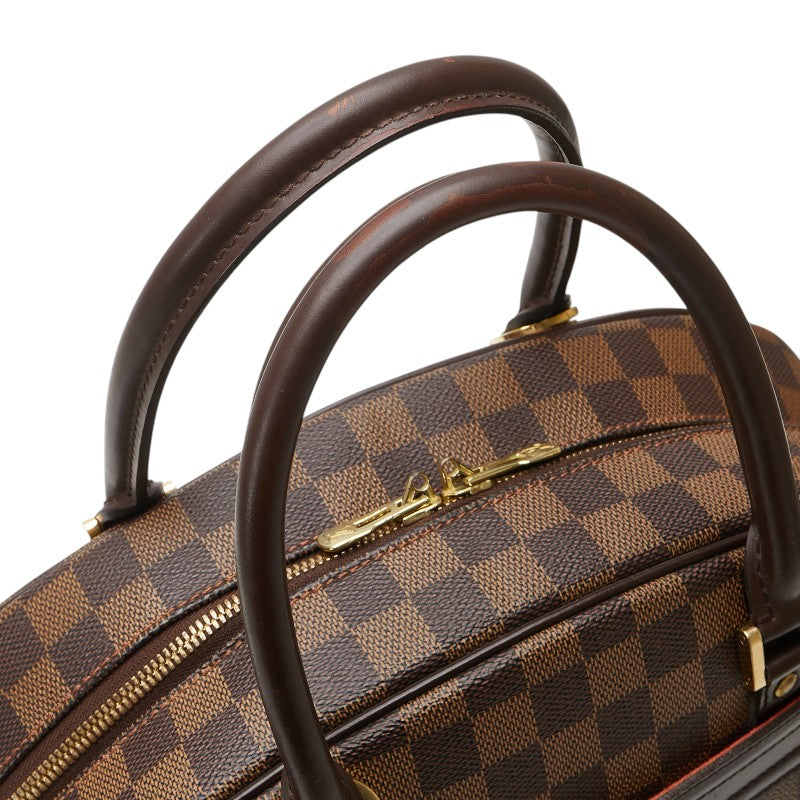 ルイ ヴィトン ダミエ ノリータ ハンドバッグ N41455 ブラウン PVC レザー レディース LOUIS VUITTON 【中古】