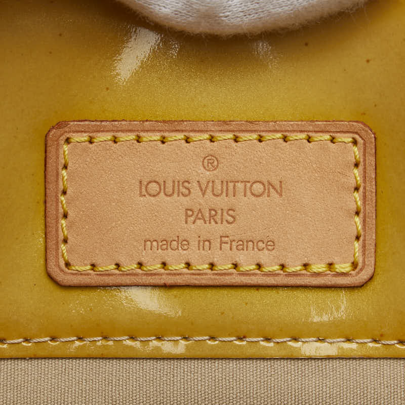 ルイ ヴィトン モノグラム ヴェルニ リードPM ハンドバッグ M91144 ベージュ パテントレザー レディース LOUIS VUITTON 【中古】