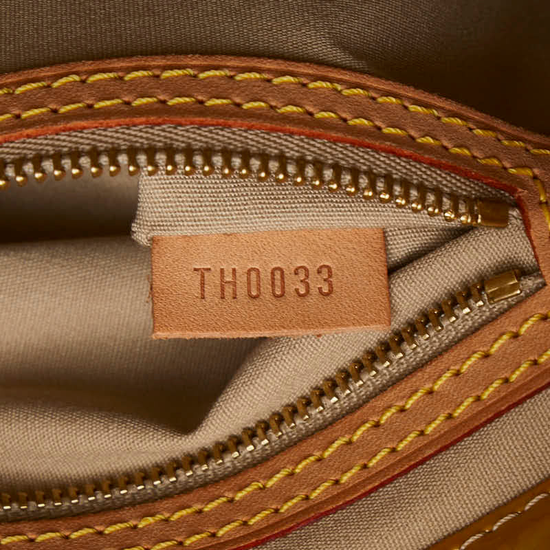 ルイ ヴィトン モノグラム ヴェルニ リードPM ハンドバッグ M91144 ベージュ パテントレザー レディース LOUIS VUITTON 【中古】