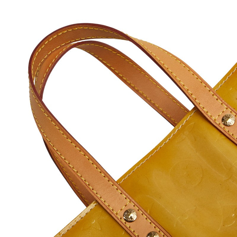ルイ ヴィトン モノグラム ヴェルニ リードPM ハンドバッグ M91144 ベージュ パテントレザー レディース LOUIS VUITTON 【中古】