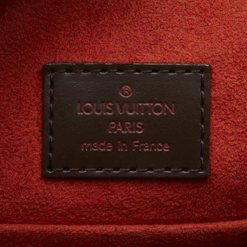 ルイ ヴィトン ダミエ イパネマGM ワンショルダーバッグ N51292 ブラウン PVC レザー レディース LOUIS VUITTON 【中古】