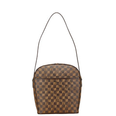 ルイ ヴィトン ダミエ イパネマGM ワンショルダーバッグ N51292 ブラウン PVC レザー レディース LOUIS VUITTON 中古