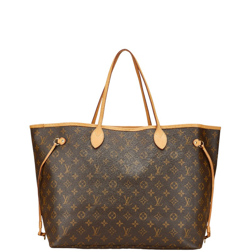 ルイ ヴィトン モノグラム ネヴァーフルGM トートバッグ ショルダーバッグ M40157 ブラウン PVC レザー レディース LOUIS VUITTON 【中古】