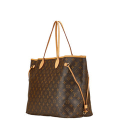 ルイ ヴィトン モノグラム ネヴァーフルGM トートバッグ ショルダーバッグ M40157 ブラウン PVC レザー レディース LOUIS VUITTON 【中古】