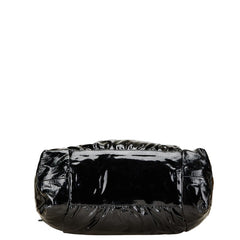 グッチ ヒステリア トートバッグ 197022 ブラック エナメル レディース GUCCI 【中古】