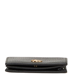 グッチ GGマーモント 二つ折り財布 456126 ブラック レザー レディース GUCCI 【中古】
