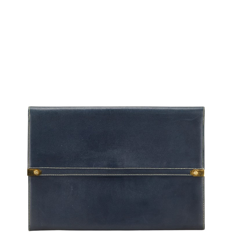 ロエベ クラッチバッグ セカンドバッグ ブラック レザー メンズ LOEWE 【中古】