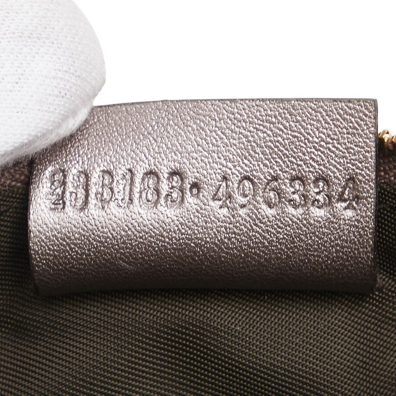 グッチ グッチシマ コインケース 小銭入れ ポーチ パープル系 レザー レディース GUCCI 【中古】