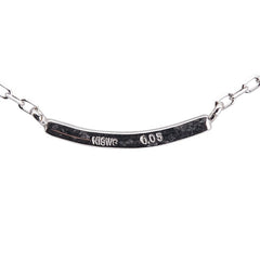 K10WG ホワイトゴールド ダイヤ0.05ct ネックレス レディース 【中古】