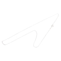 K10WG ホワイトゴールド ダイヤ0.05ct ネックレス レディース 【中古】