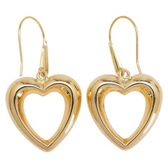 K18YG イエローゴールド ハート モチーフ フックピアス レディース 【中古】
