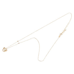 K18YG イエローゴールド 蝶々 バタフライ モチーフ ネックレス レディース 【中古】