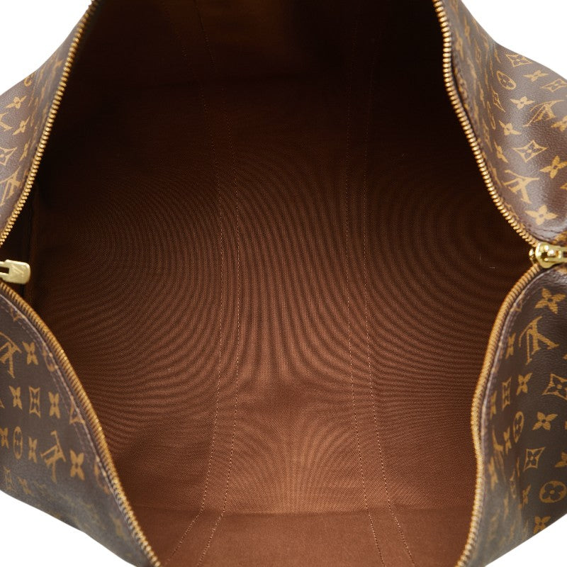 ルイ ヴィトン モノグラム キーポル55 ボストンバッグ トラベルバッグ M41424 ブラウン PVC レザー レディース LOUIS VUITTON 【中古】
