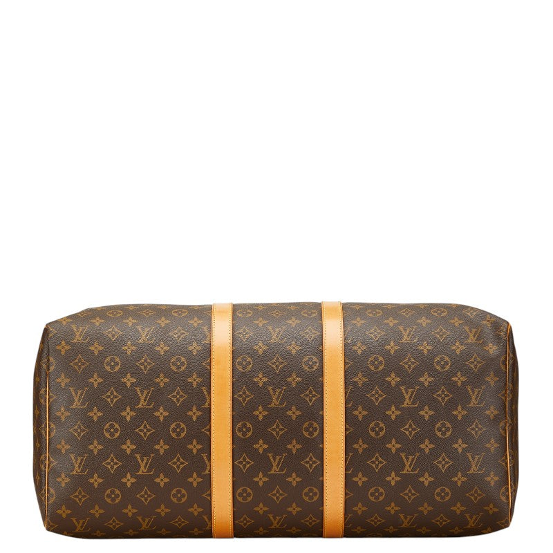 ルイ ヴィトン モノグラム キーポル55 ボストンバッグ トラベルバッグ M41424 ブラウン PVC レザー レディース LOUIS VUITTON 【中古】