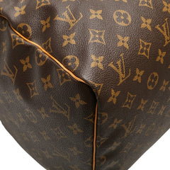 ルイ ヴィトン モノグラム キーポル55 ボストンバッグ トラベルバッグ M41424 ブラウン PVC レザー レディース LOUIS VUITTON 【中古】