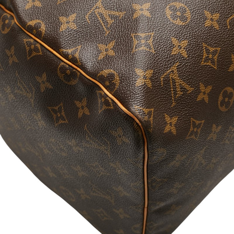 ルイ ヴィトン モノグラム キーポル55 ボストンバッグ トラベルバッグ M41424 ブラウン PVC レザー レディース LOUIS VUITTON 【中古】