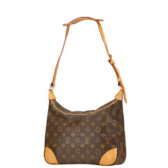 ルイ ヴィトン モノグラム ブローニュ30 ワンショルダーバッグ M51265 ブラウン PVC レザー レディース LOUIS VUITTON 【中古】