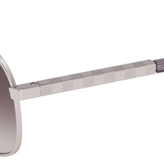 ルイ ヴィトン ダミエ アティテュード パイロット サングラス Z0340U メタル レディース LOUIS VUITTON 【中古】