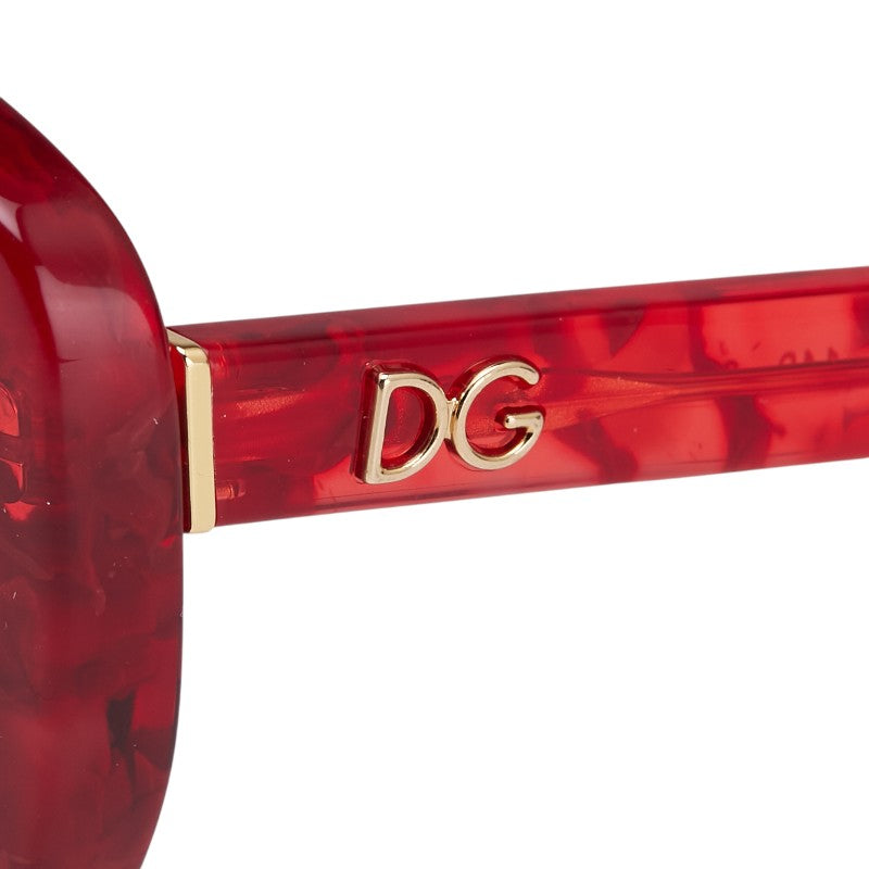 ドルチェアンドガッバーナ サングラス DG4248 レッド プラスチック レディース DOLCE&GABBANA 【中古】