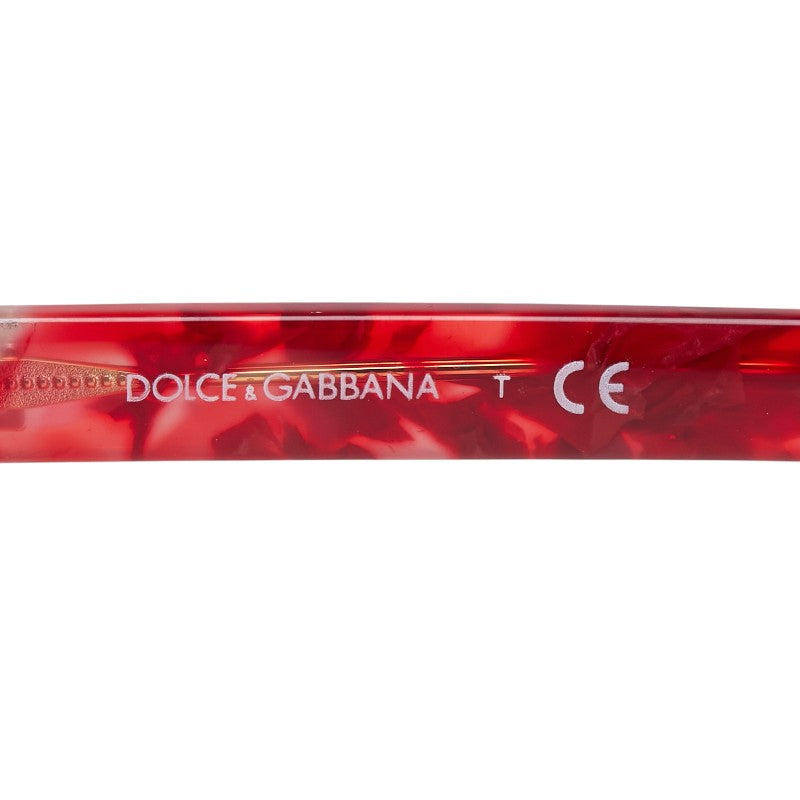 ドルチェアンドガッバーナ サングラス DG4248 レッド プラスチック レディース DOLCE&GABBANA 【中古】