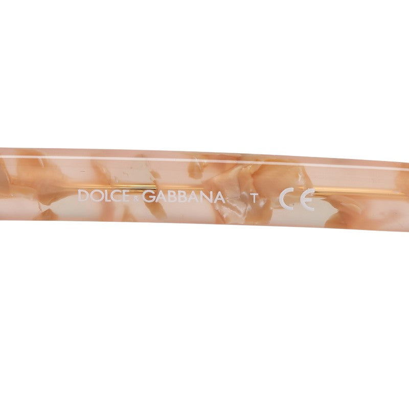 ドルチェアンドガッバーナ サングラス DG4248 ピンクベージュ ゴールド プラスチック レディース DOLCE&GABBANA 【中古】