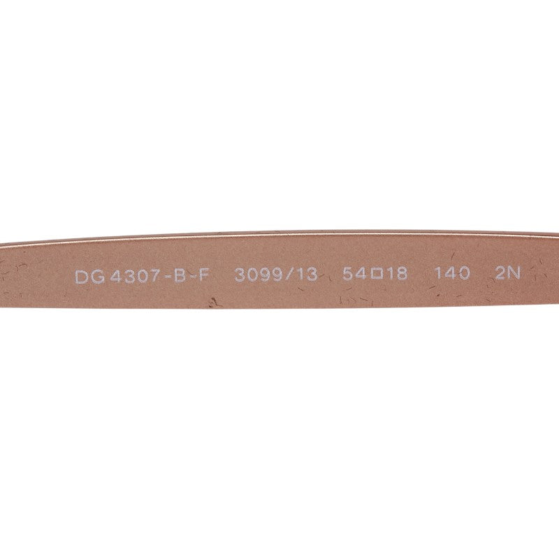 ドルチェアンドガッバーナ サングラス DG 4307-B-F ピンク プラスチック ラインストーン レディース DOLCE&GABBANA 【中古】