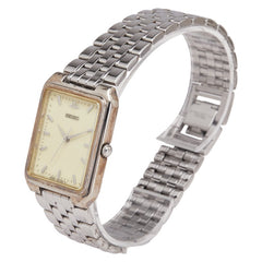 セイコー 腕時計 V701-5J00 クオーツ ホワイト文字盤 ステンレススチール メンズ SEIKO 【中古】