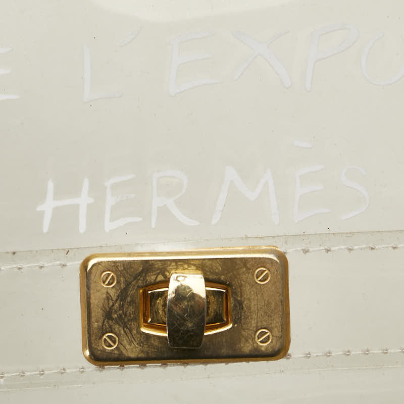 エルメス ビニールケリー 不思議の国 エルメスへの旅展 ハンドバッグ トートバッグ クリア ビニール レディース HERMES 【中古】