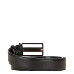 グッチ ロゴ ベルト サイズ：90/36 154630 ブラック レザー レディース GUCCI 【中古】