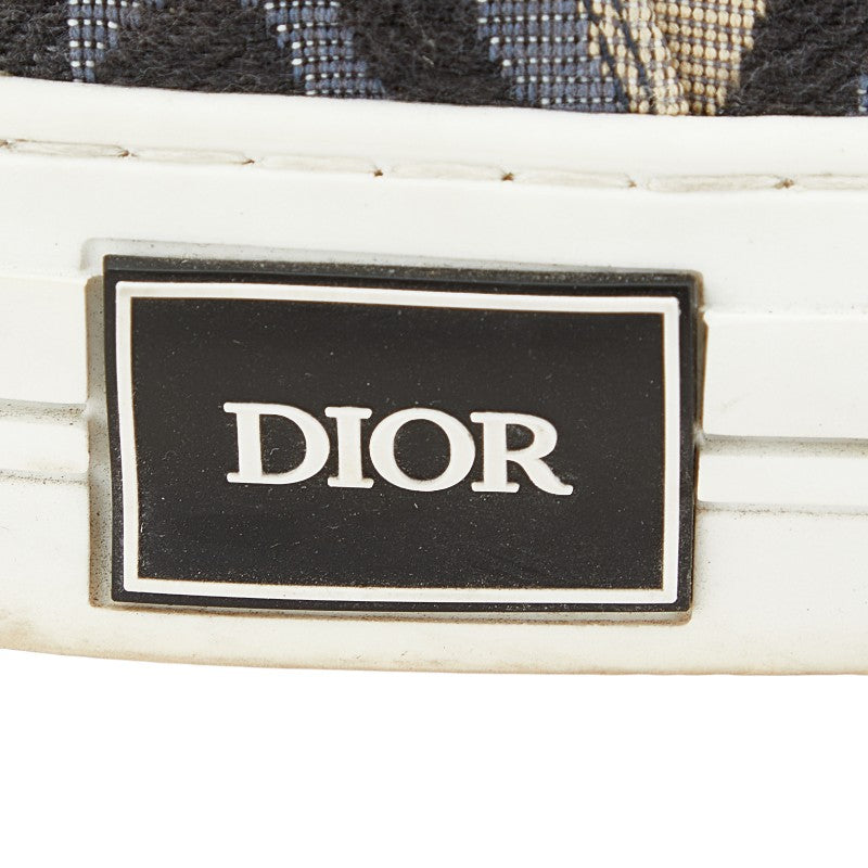 ディオール B23 オブリーク ハイカットスニーカー ベージュ キャンバス ラバー メンズ Dior 【中古】