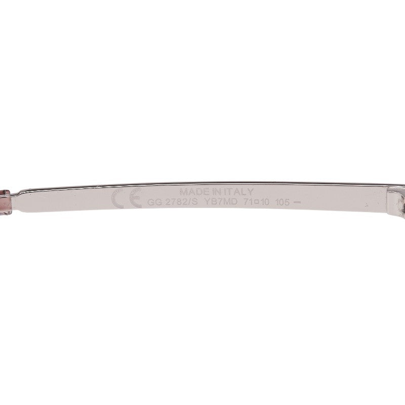 グッチ インターロッキングG サングラス グラデーションレンズ GG2782/S シルバー ライトパープル プラスチック メンズ GUCCI 【中古】