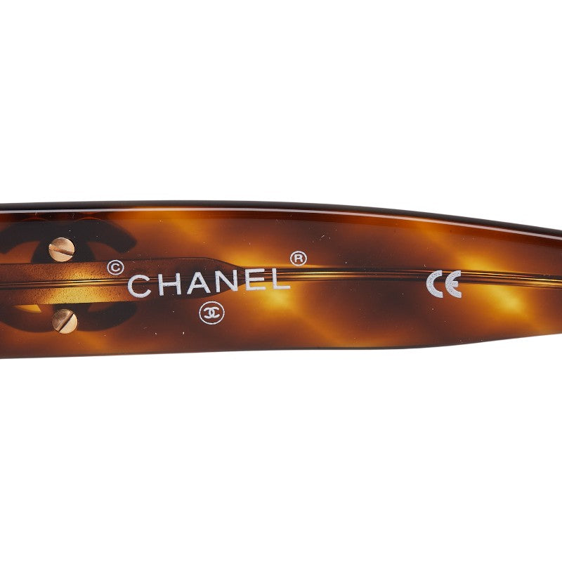 シャネル ココマーク サングラス 02462 ブラウン プラスチック レディース CHANEL 【中古】