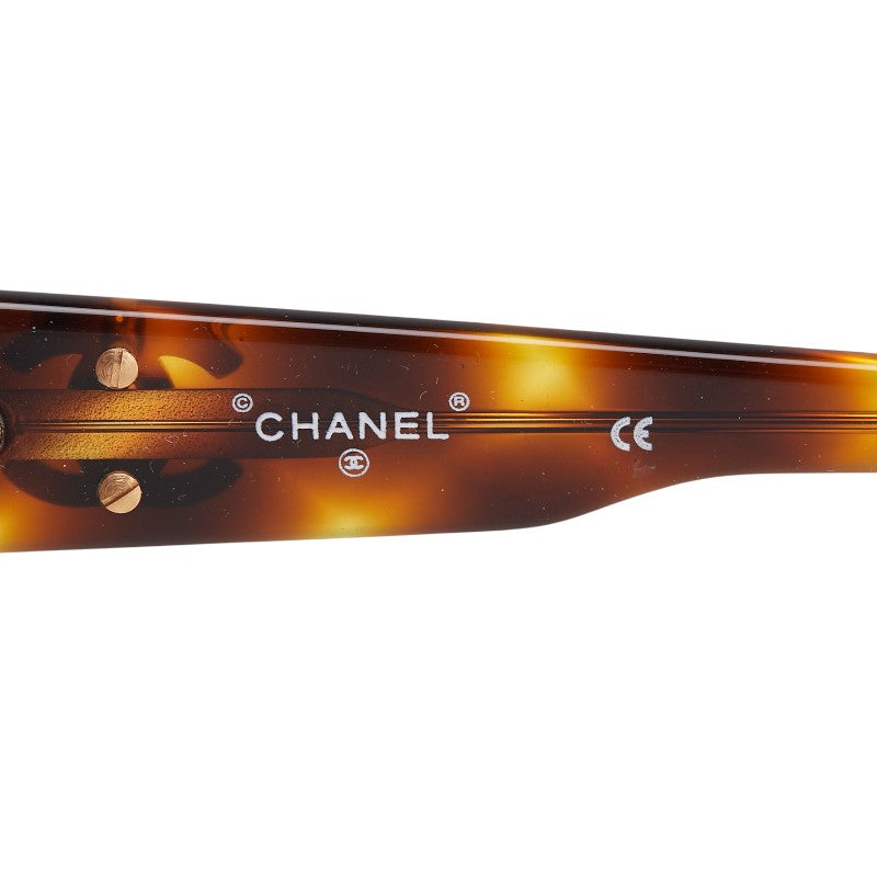 シャネル ココマーク サングラス 01452 ブラウン プラスチック レディース CHANEL 【中古】