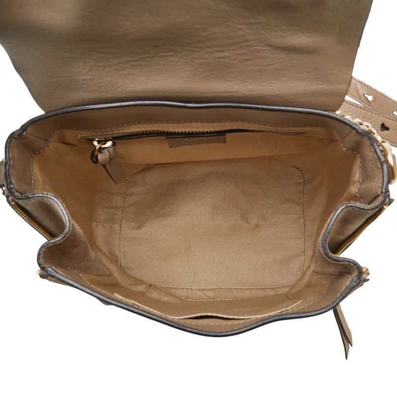 クロエ フェイ リュック バックパック ショルダーパック 2WAY ベージュ レザー スウェード レディース Chloe 【中古】