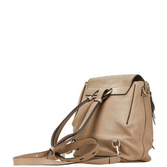 クロエ フェイ リュック バックパック ショルダーパック 2WAY ベージュ レザー スウェード レディース Chloe 【中古】