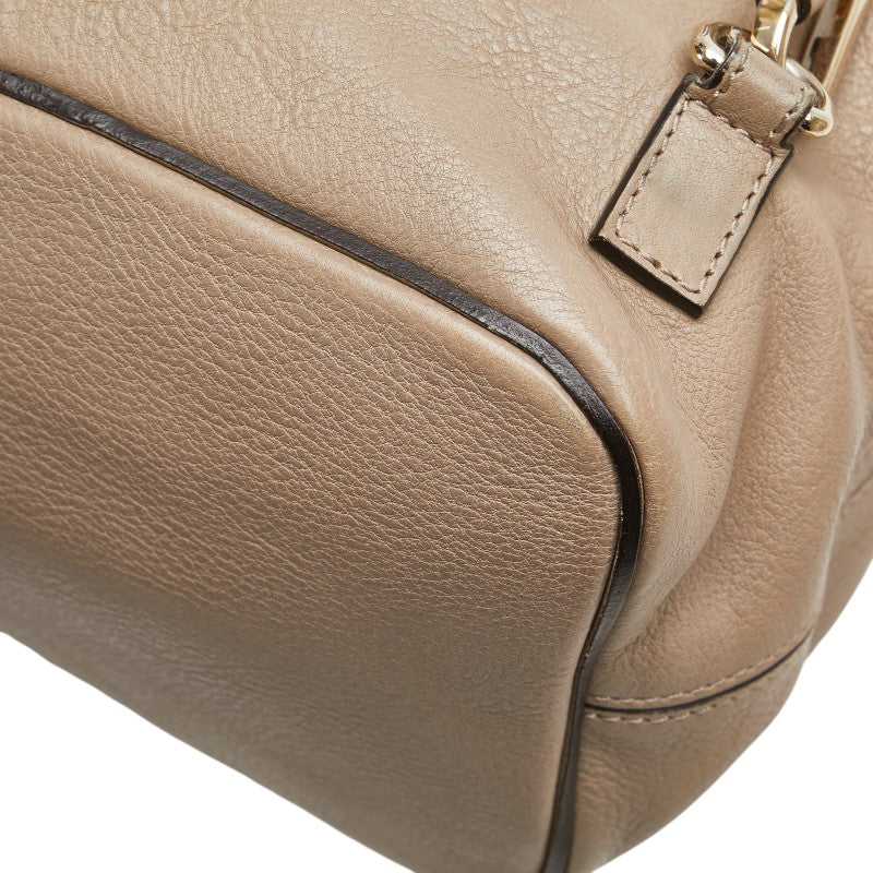 クロエ フェイ リュック バックパック ショルダーパック 2WAY ベージュ レザー スウェード レディース Chloe 【中古】