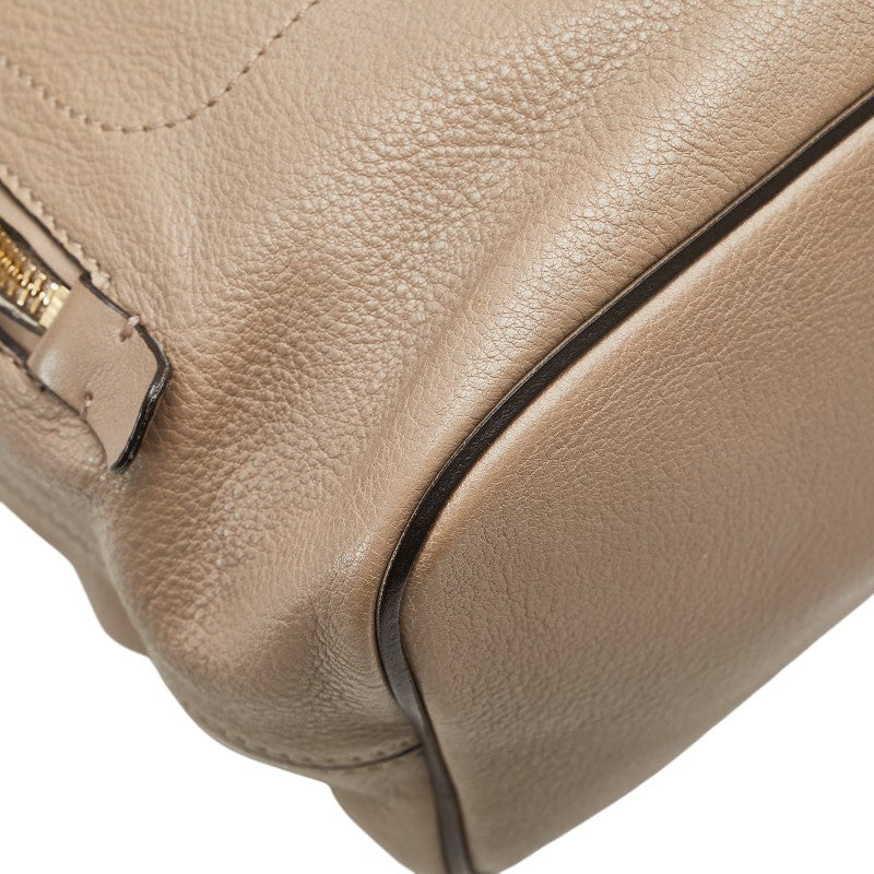 クロエ フェイ リュック バックパック ショルダーパック 2WAY ベージュ レザー スウェード レディース Chloe 【中古】