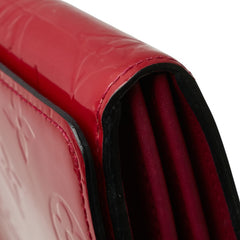 ルイ ヴィトン モノグラム ヴェルニ ポルトフォイユ サラ チェーン 長財布 M90087 ローズアンディアン パテントレザー レディース LOUIS VUITTON 【中古】