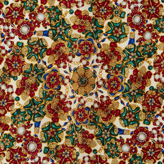 シャネル ジュエリー 宝石柄 スカーフ ホワイト マルチカラー レディース CHANEL 【中古】