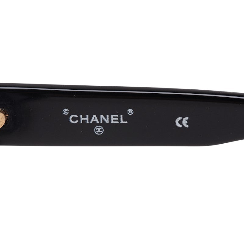 シャネル ココマーク サングラス キャッツアイ 01943 ブラック プラスチック レディース CHANEL 【中古】