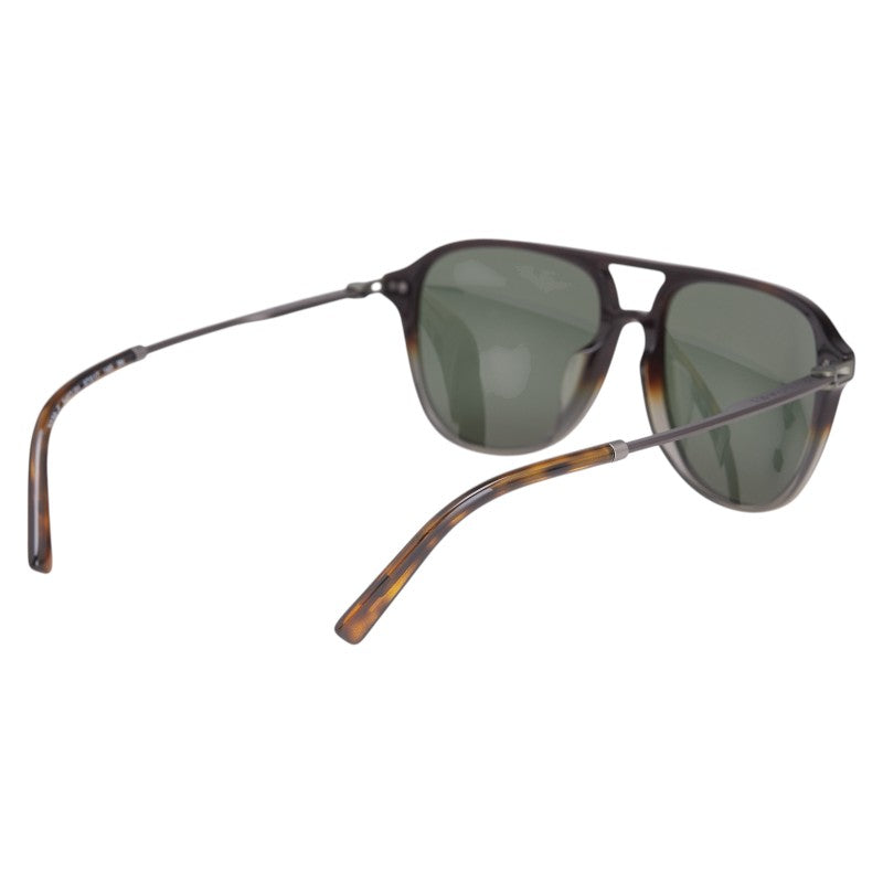 ブルガリ サングラス 7038-F ブラウン カーキ プラスチック メンズ BVLGARI 【中古】