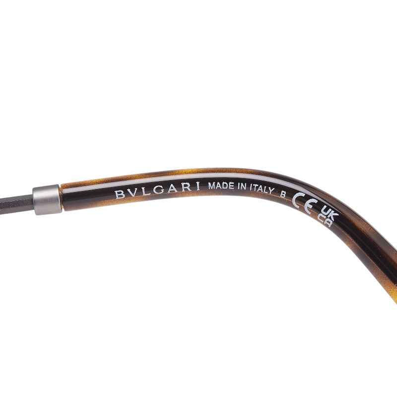 ブルガリ サングラス 7038-F ブラウン カーキ プラスチック メンズ BVLGARI 【中古】
