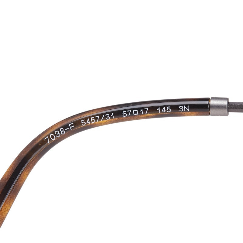 ブルガリ サングラス 7038-F ブラウン カーキ プラスチック メンズ BVLGARI 【中古】